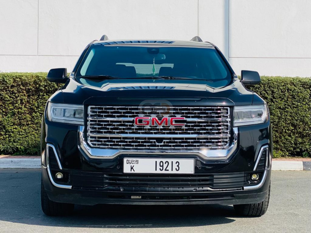 GMC Acadia BLACK 2021 rental dubai