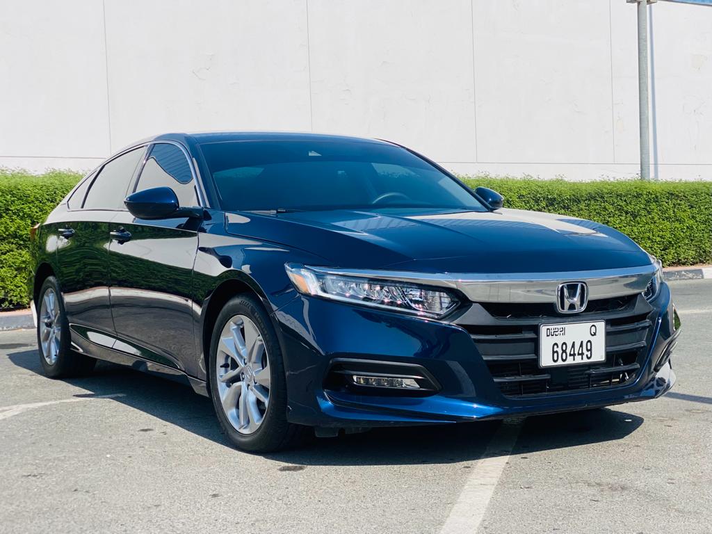 Honda Accord BLUE 2019 rental dubai