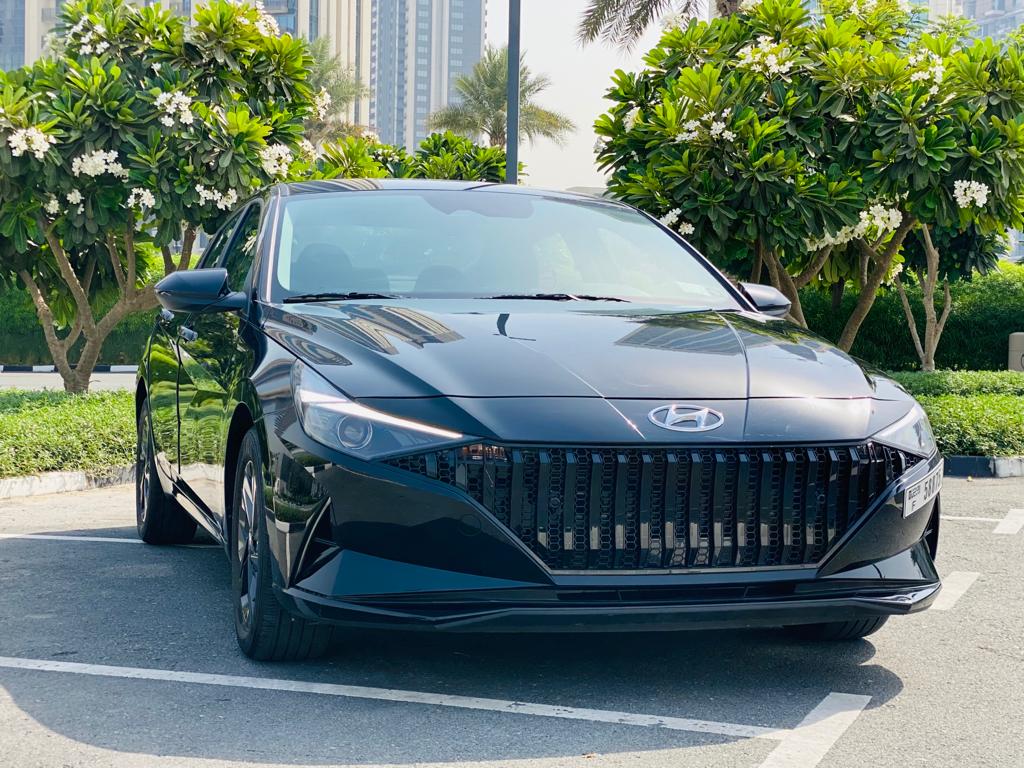Hyundai Elentra BLACK 2022 rental dubai