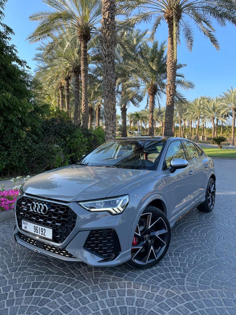 Audi RSQ3 GREY 2022 rental dubai