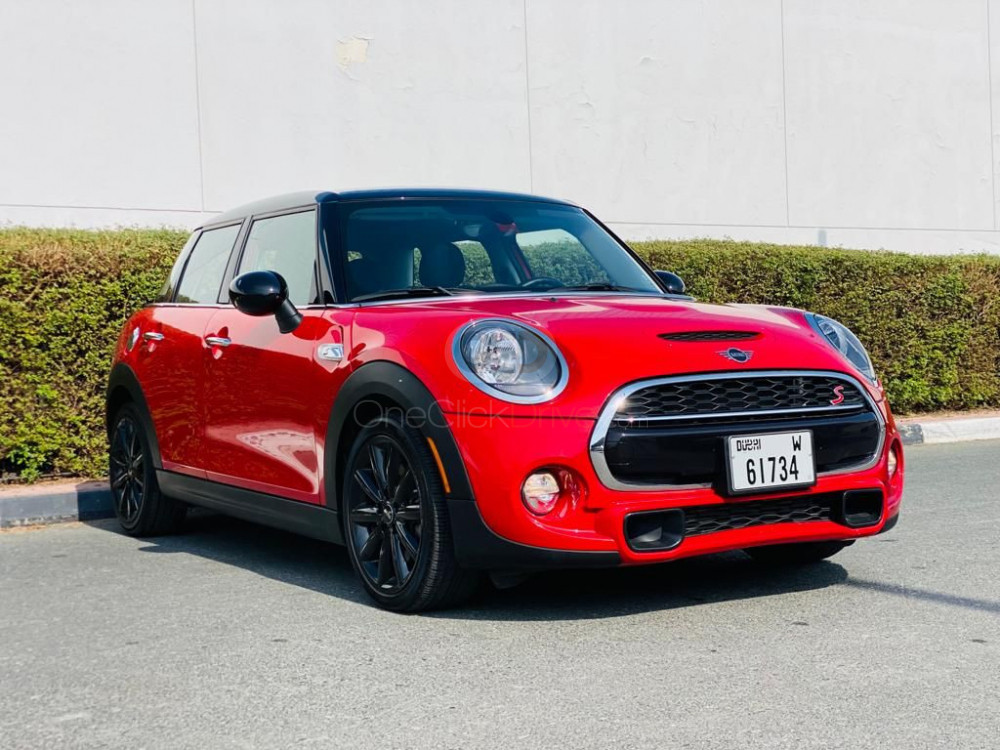 MiniCooper RED 2019 rental dubai