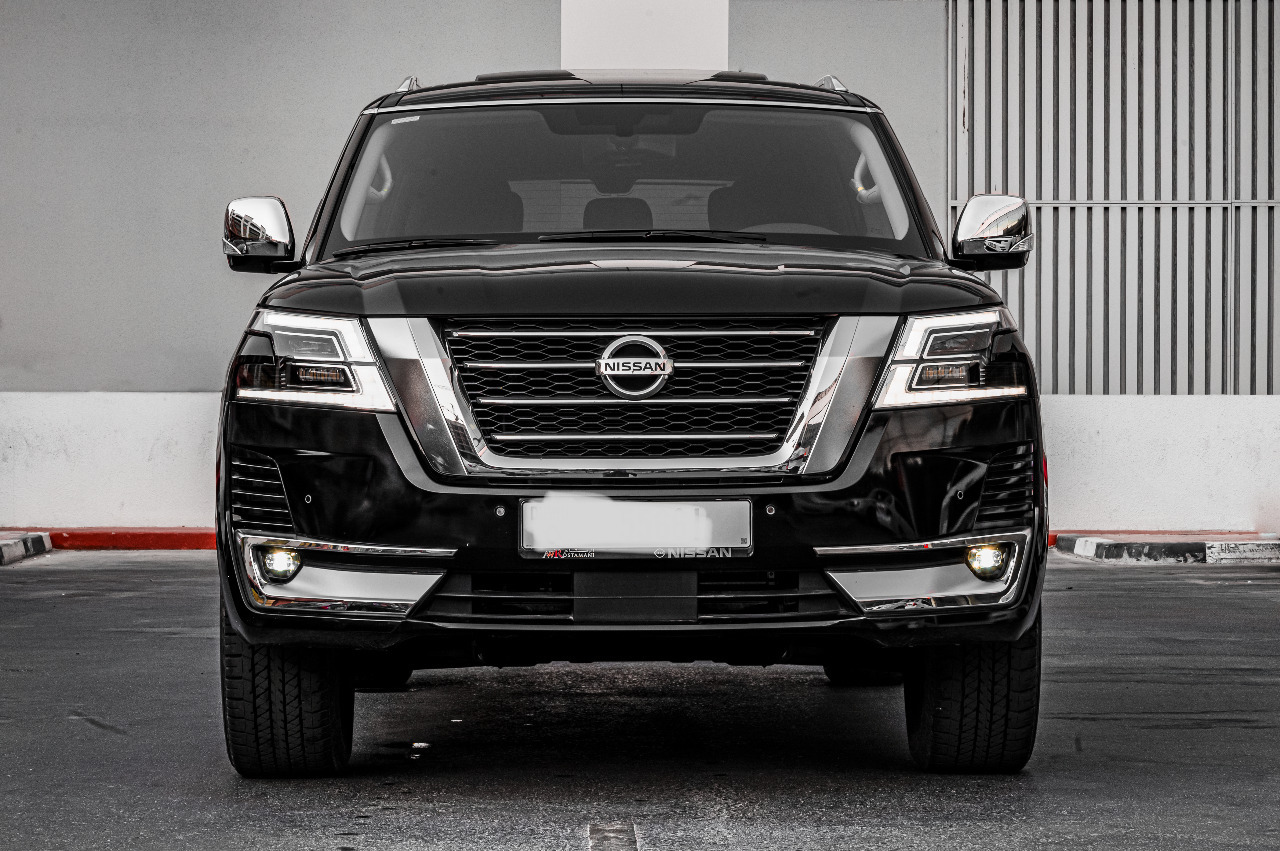 NISSAN PATROL 2021 BLACK 2021 rental dubai