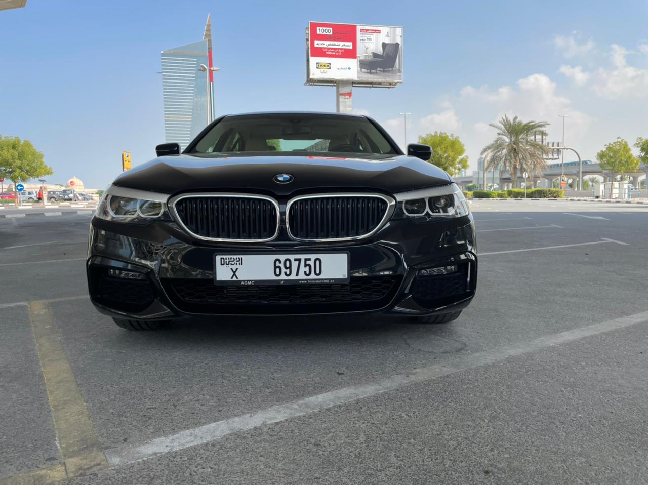 BMW 520 M-KIT 2021 BLACK 2021 rental dubai