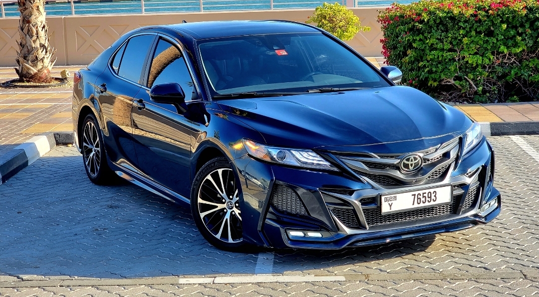 TOYOTA CAMRY KHANNIII BLUE 2020 rental dubai