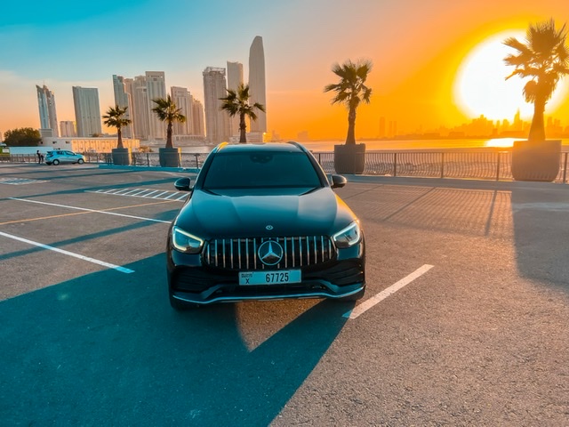 Mercedes GLC 43 AMG  BLACK 2021 rental dubai