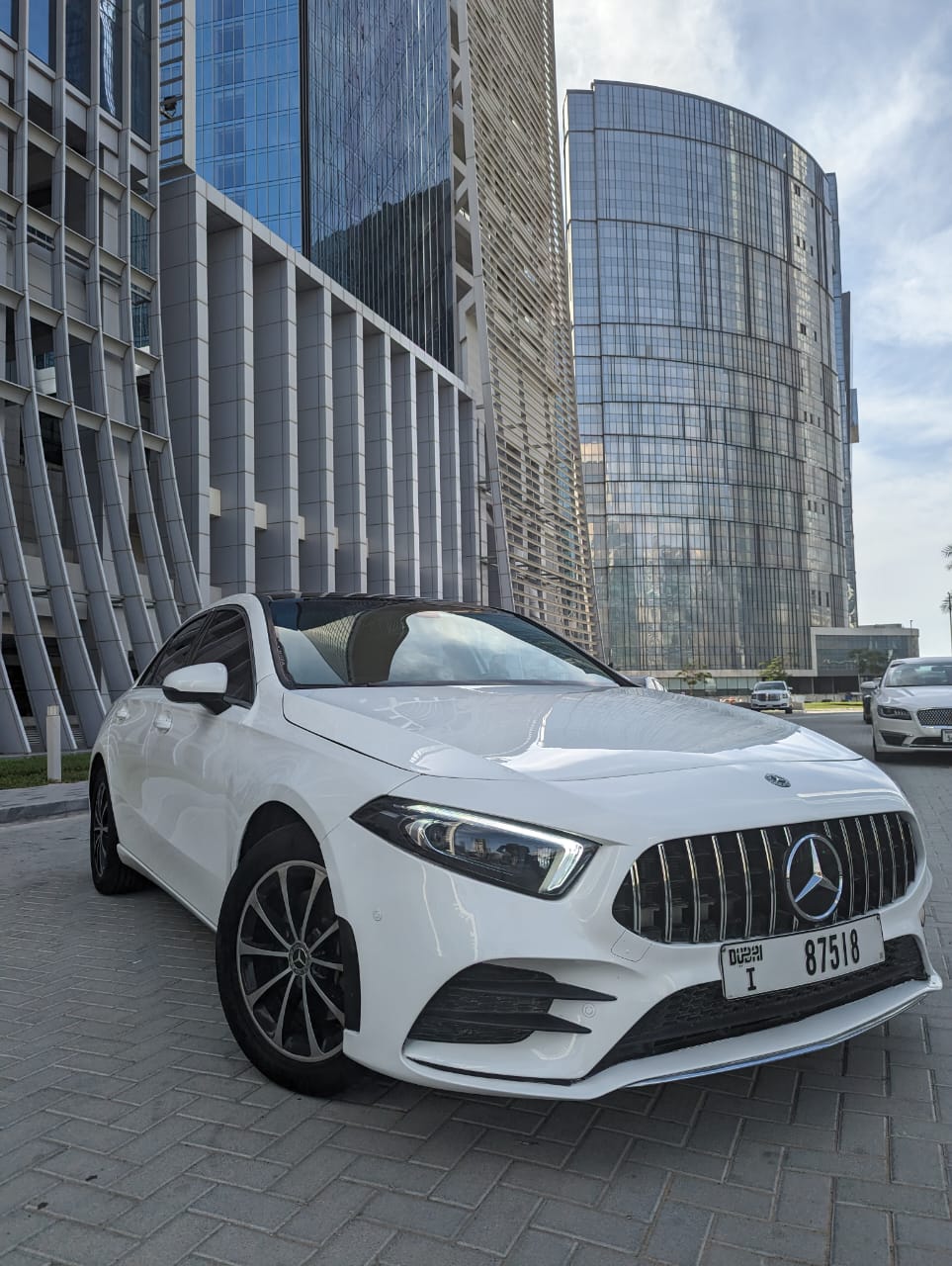 Mercedes A220 WHITE 2020 rental dubai