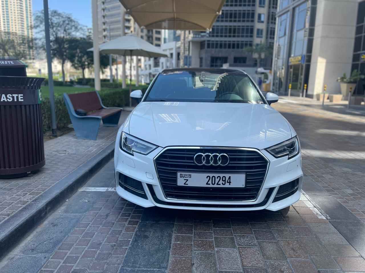 Audi A3 S-Line BLACK 2019 rental dubai