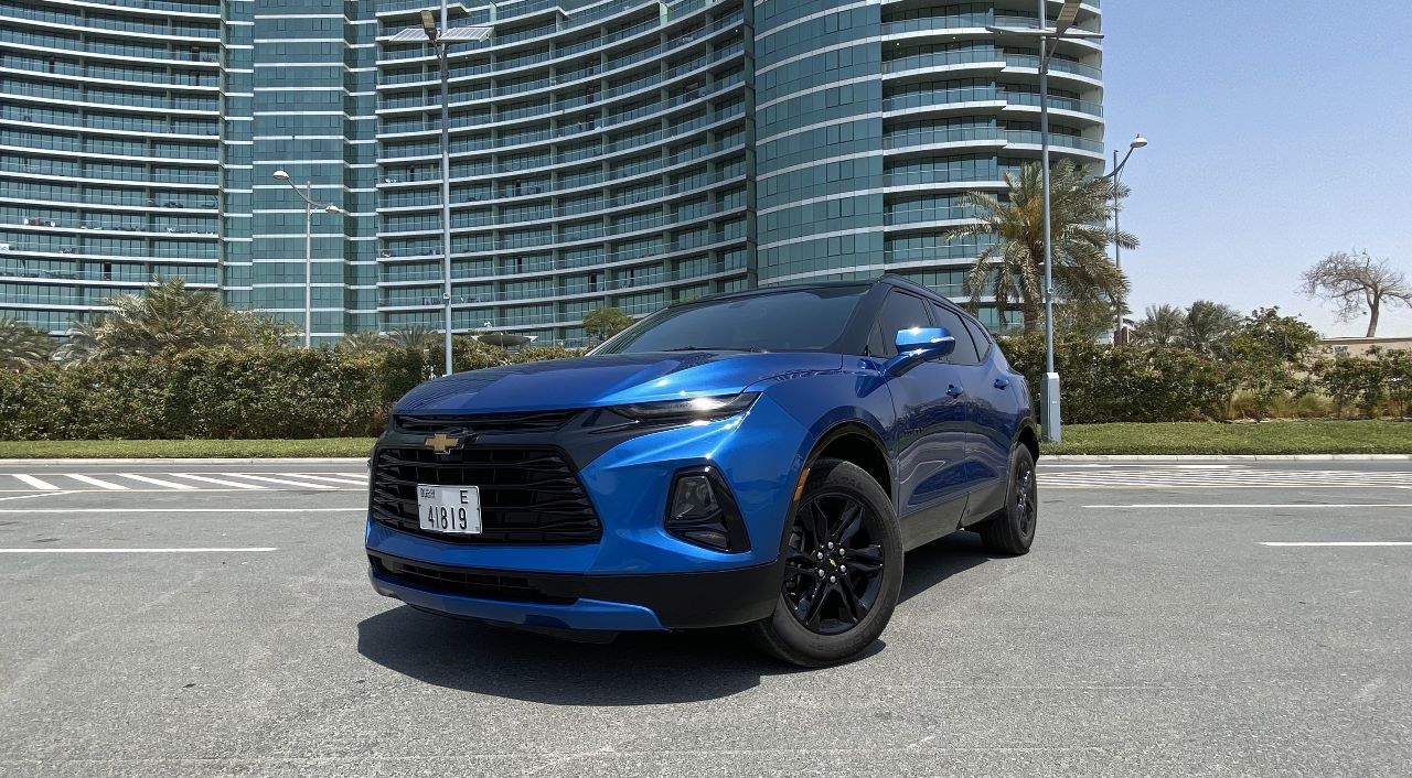  Chevrolet Blazer V6 3.6 BLUE 2021 rental dubai