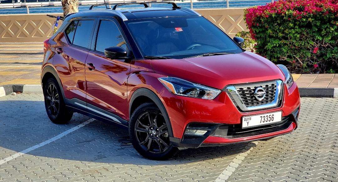 NISSAN KIKS SR RED 2021 rental dubai