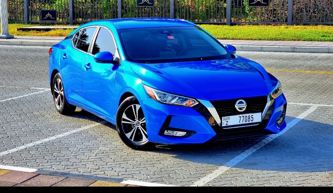 NISSAN SENTRA 2021 BLUE 2021 rental dubai