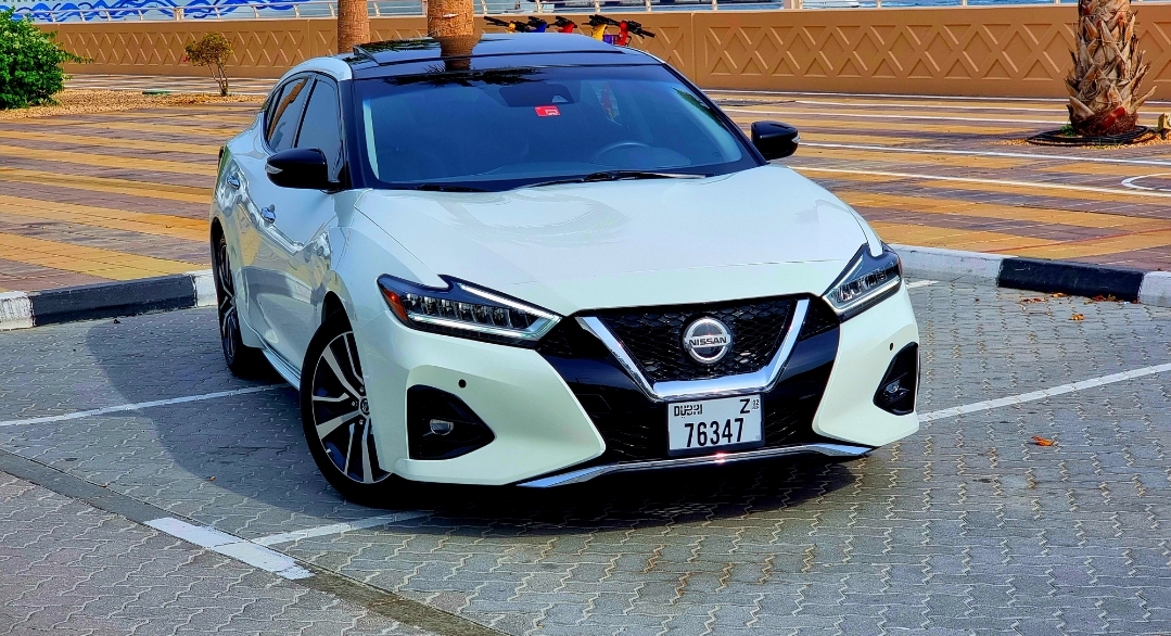NISSAN MAXIMA 2021 (Full Options) WHITE 2021 rental dubai