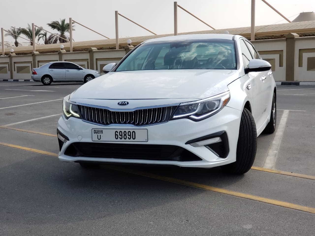 KIA OPTIMA WHITE 2021 rental dubai
