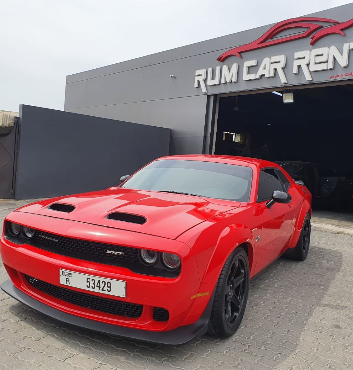 Dodge Challenger RT Demon Widebody 2021 RED 2021 rental dubai
