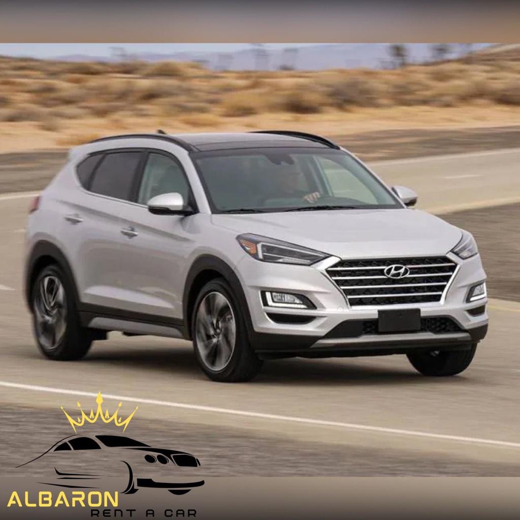 HYUNDAI TUCSON WHITE 2021 rental dubai