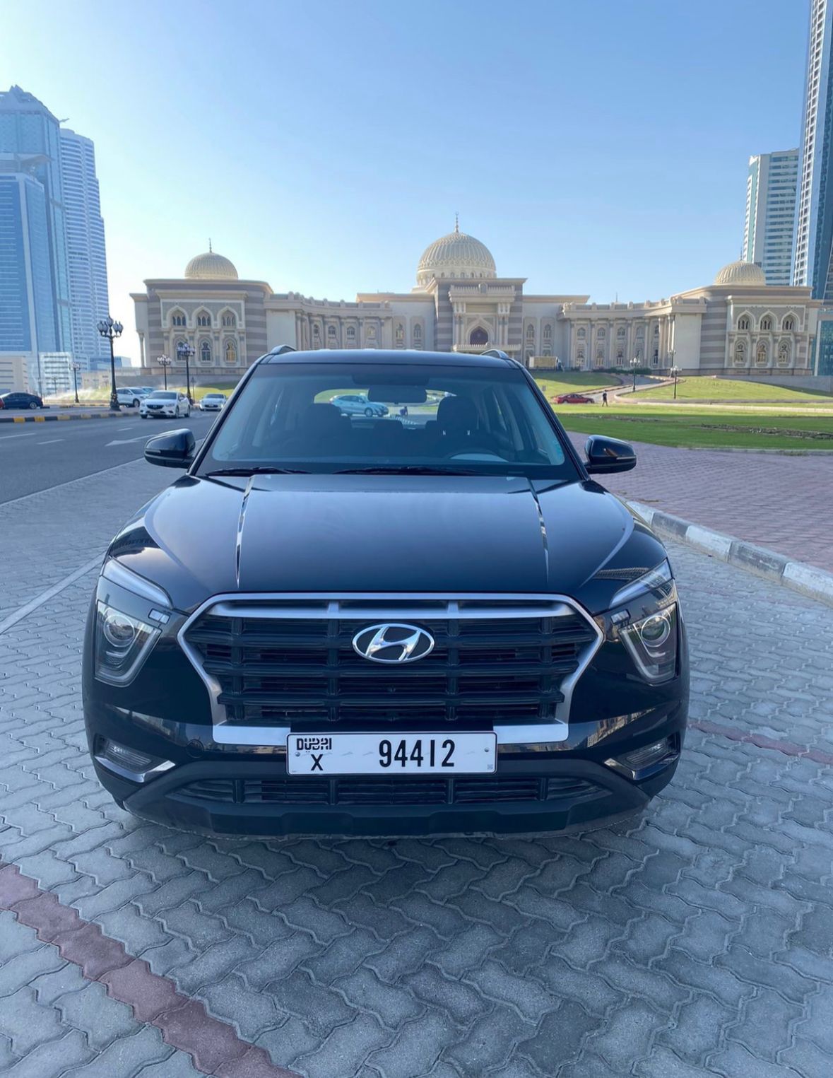 HYUNDAI CRETA WHITE 2022 rental dubai