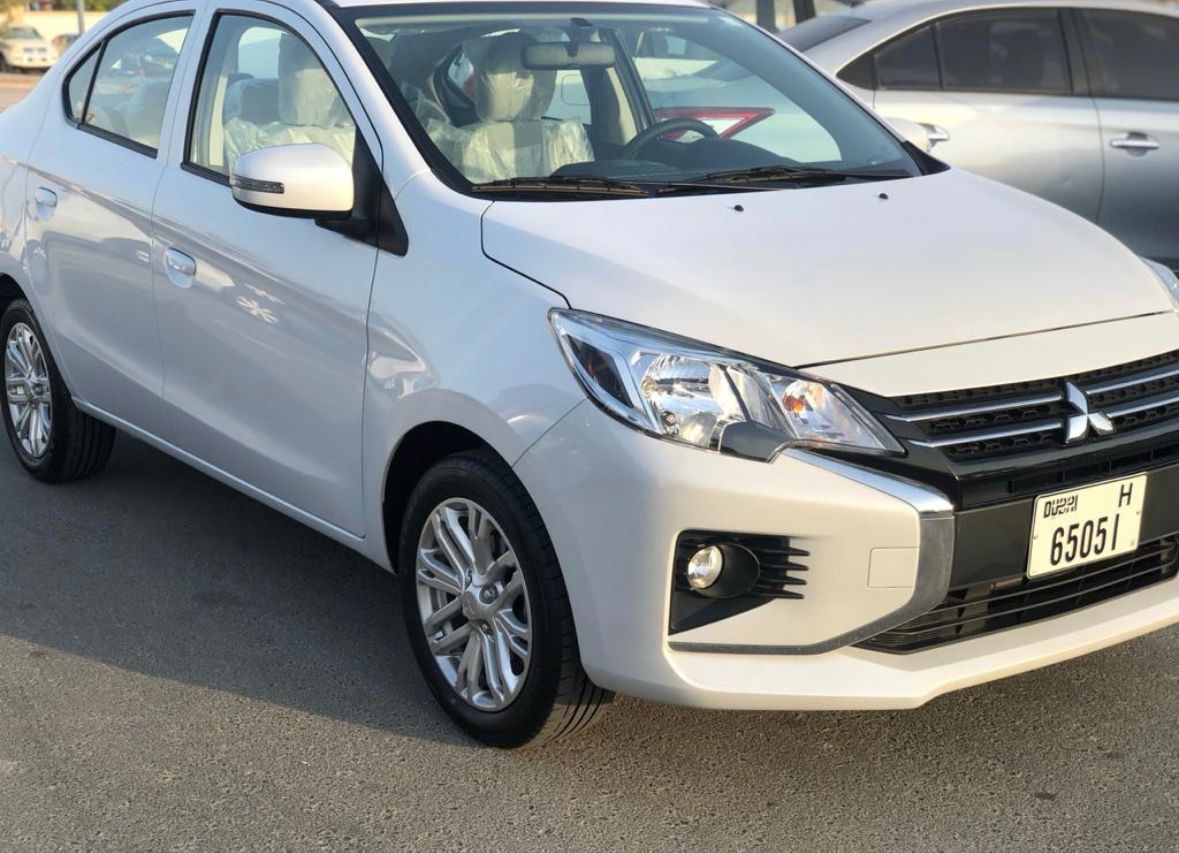 MITSUBISHI ATTRAGE WHITE 2022 rental dubai
