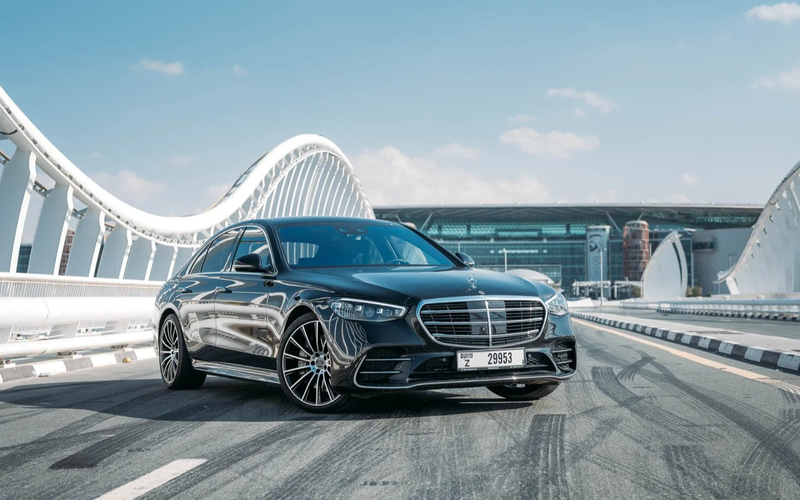 Mercedes S500 BLACK 2022 rental dubai