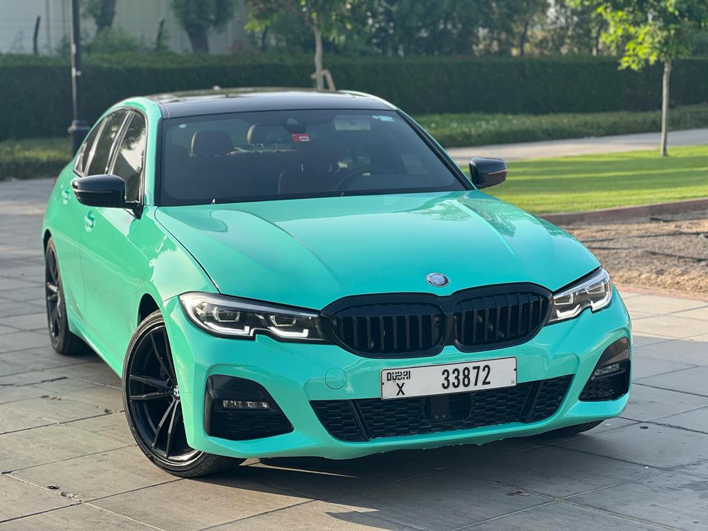 BMW 330i 2021 GREEN 2021 rental dubai