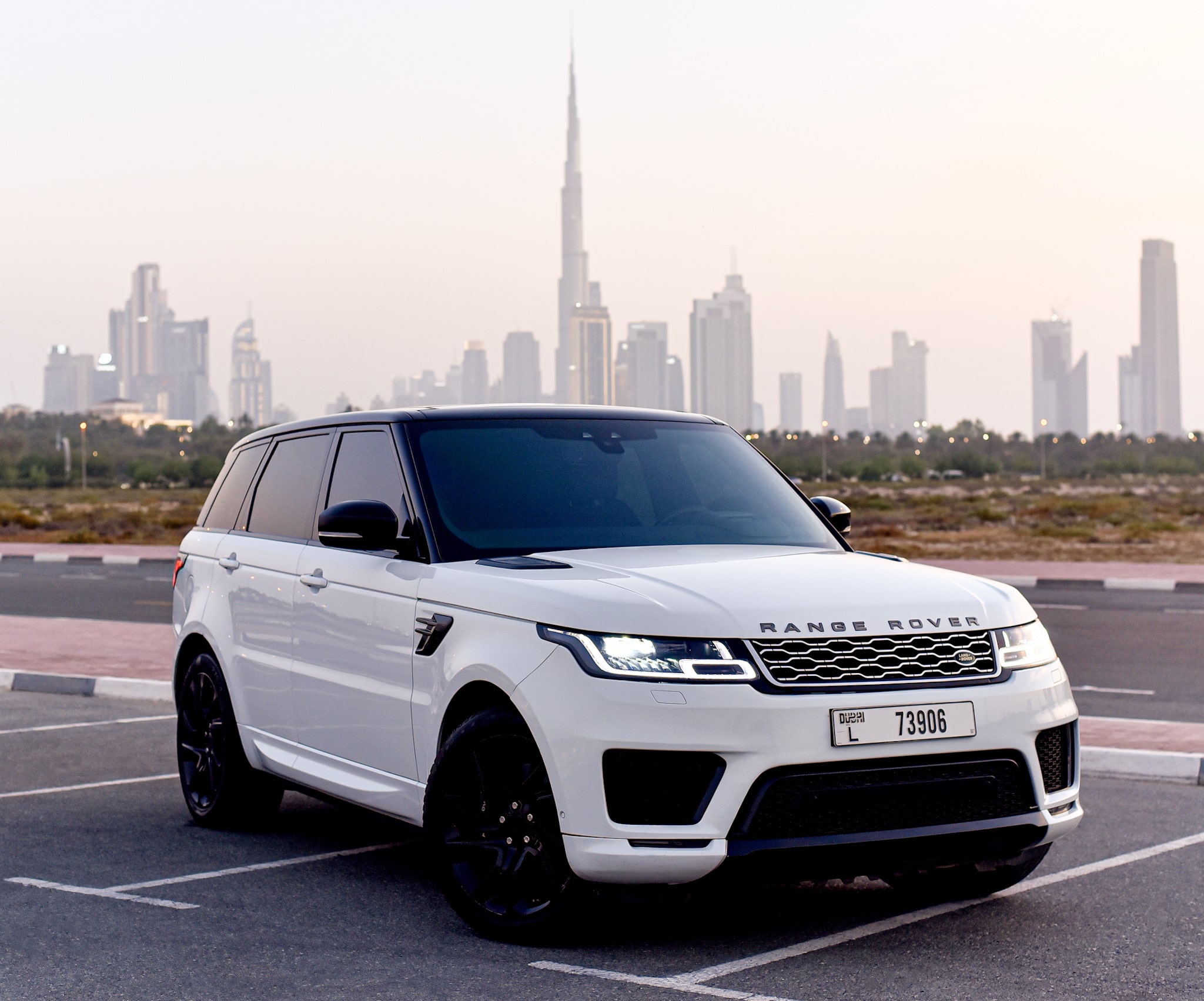 Range Rover Sport WHITE 2020 rental dubai