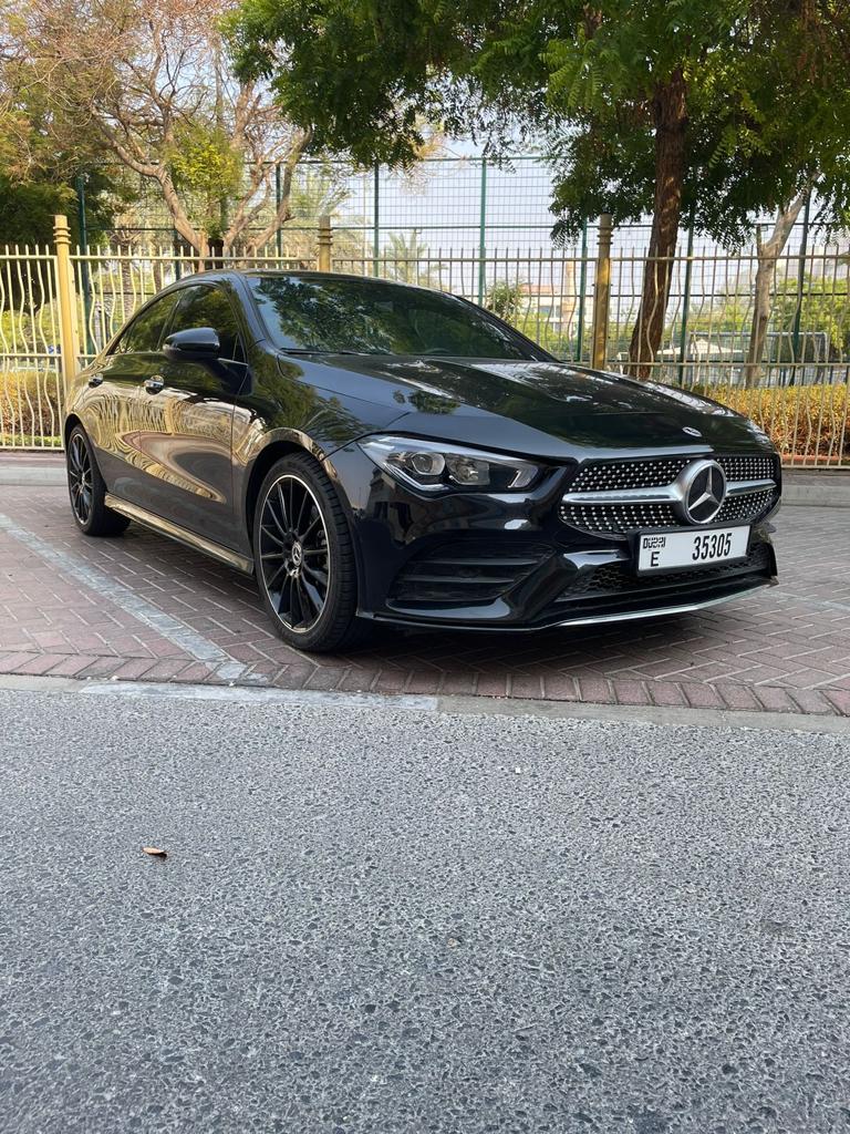 Mercedes Benz CLA BLACK 2023 rental dubai