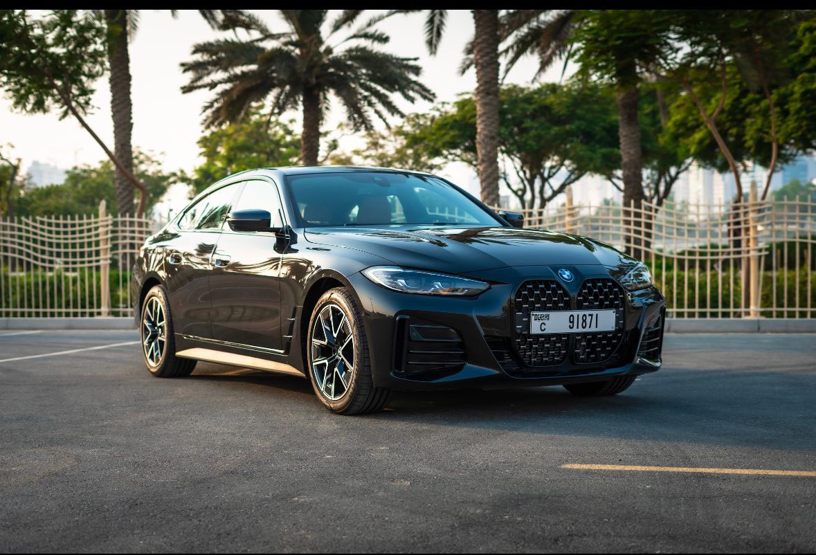 hire BMW 420 Black in dubai