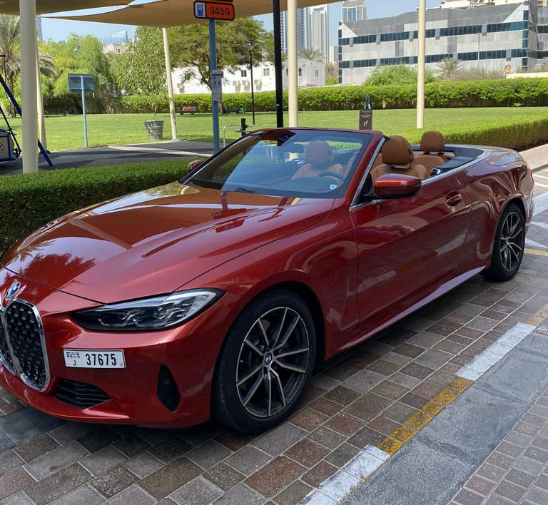 hire  BMW 430i Convertible in dubai