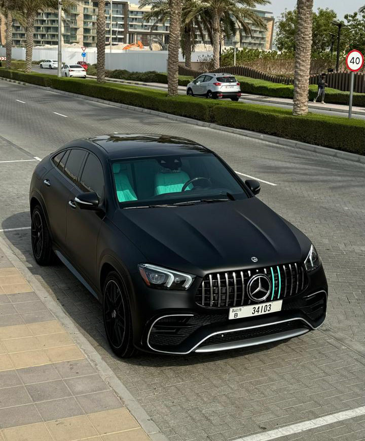 hire Mercedes GLE 53 AMG Coupe Deep Black in dubai