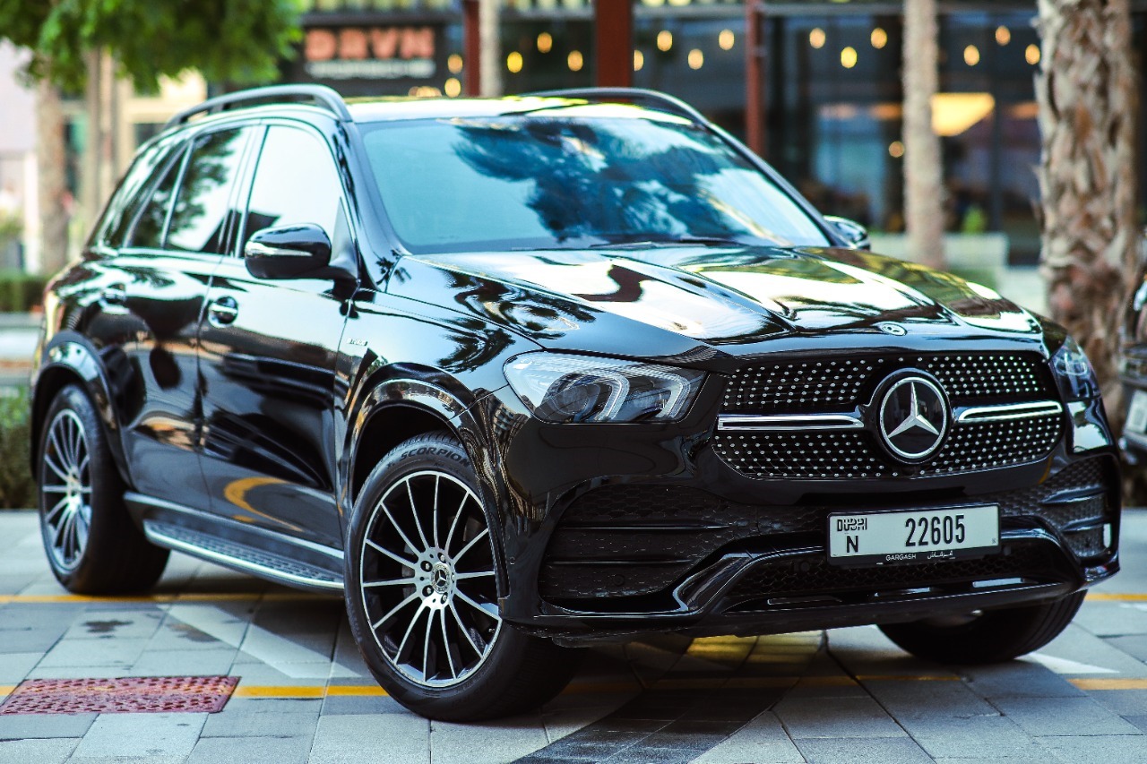 hire Mercedes GLE 350 Black in dubai