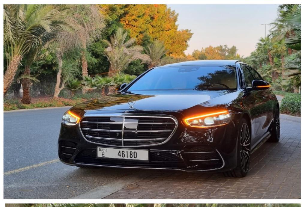 hire Mercedes Benz S560 Black in dubai