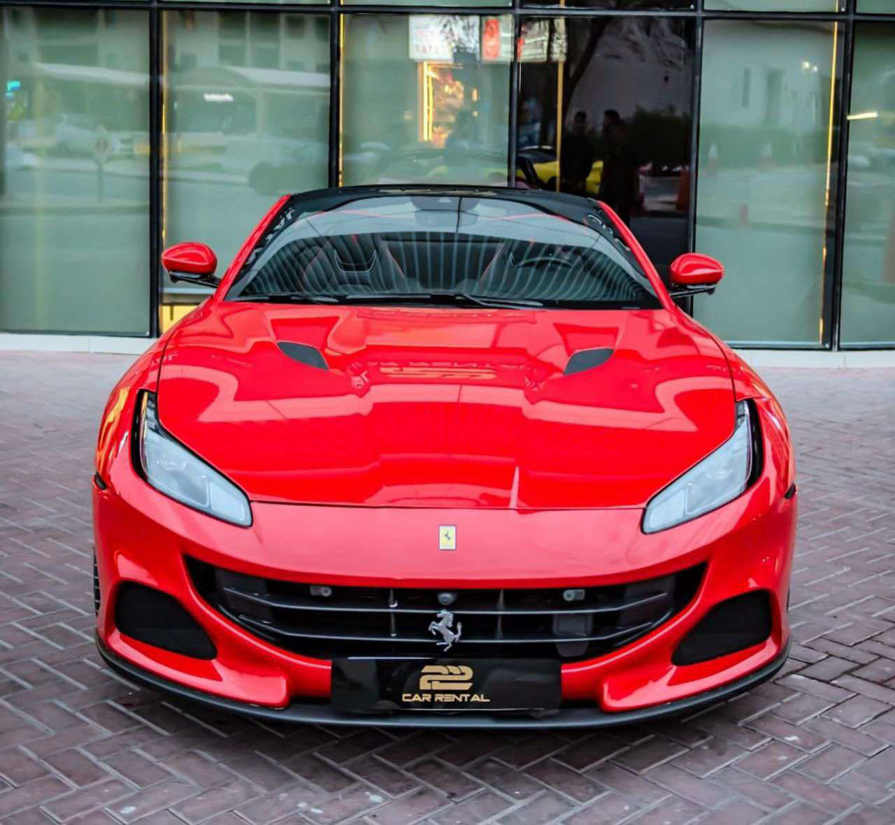 hire FERRARI PORTOFINO M RED in dubai