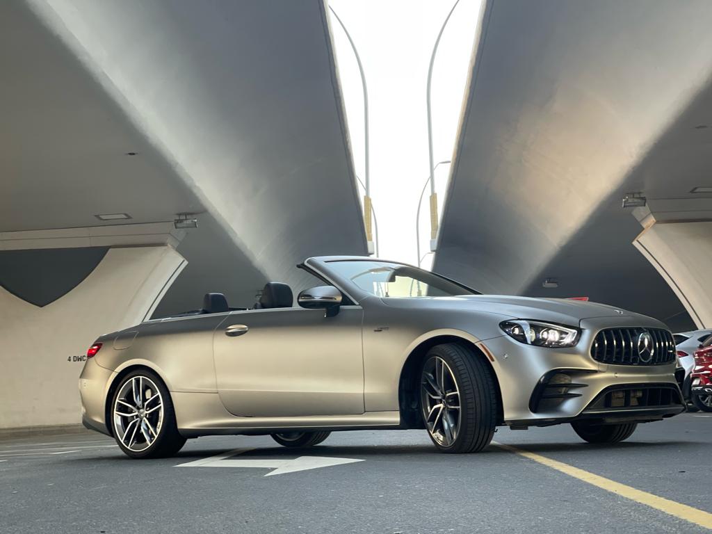 hire Mercedes E53 Silver in dubai