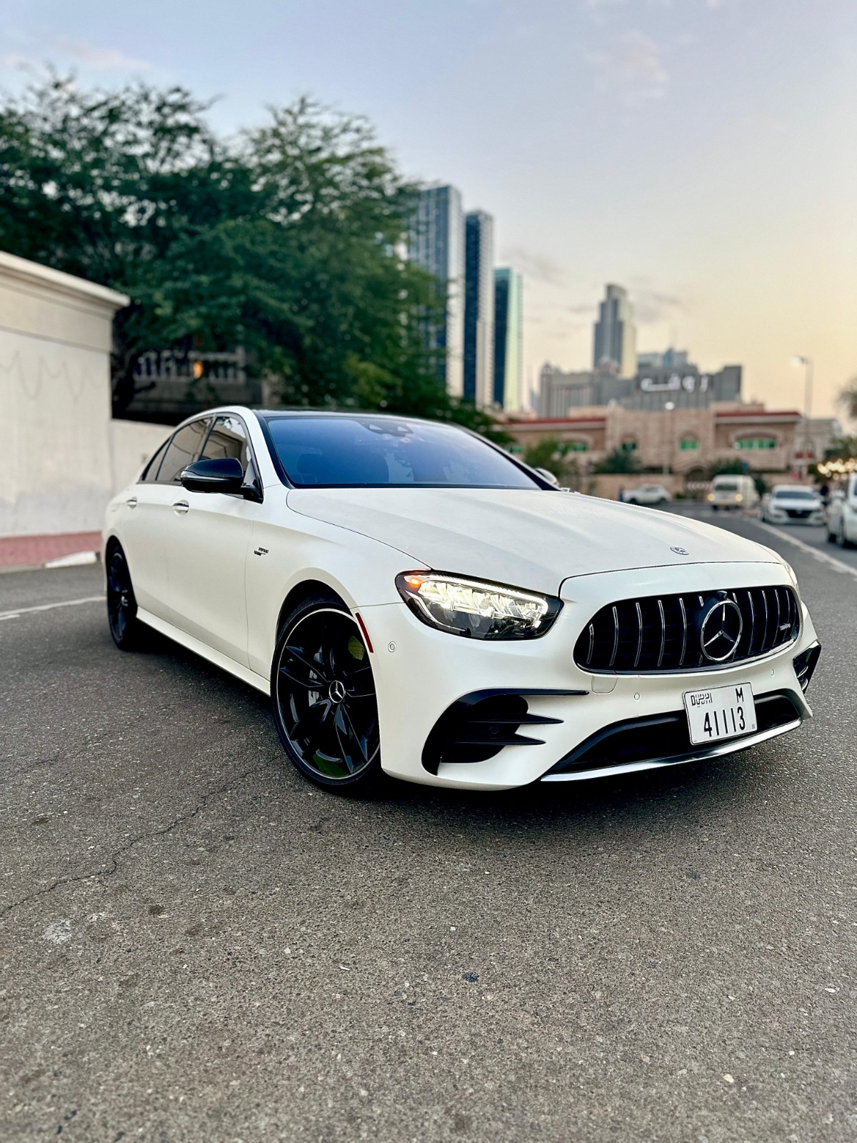 hire Mercedes Benz AMG E53 S biturbo white in dubai