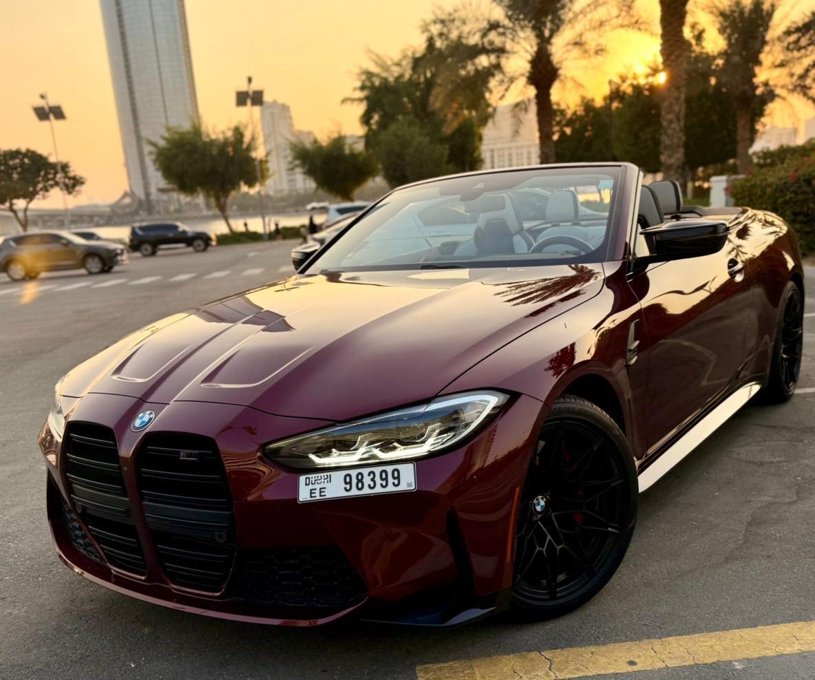 hire BMW M4 Competition Cabriolet without Deposit in dubai