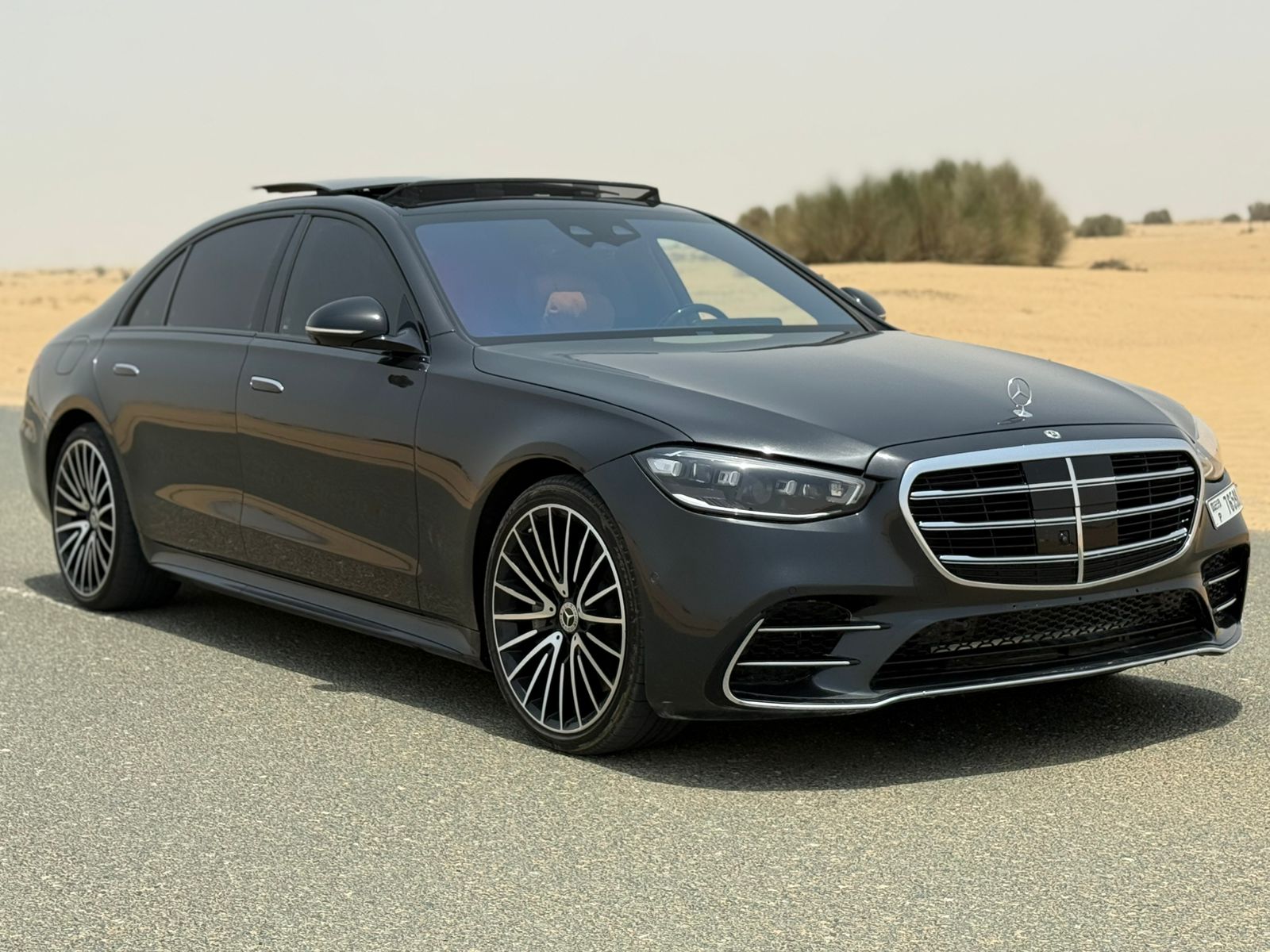 hire Mercedes S580 business edition black in dubai