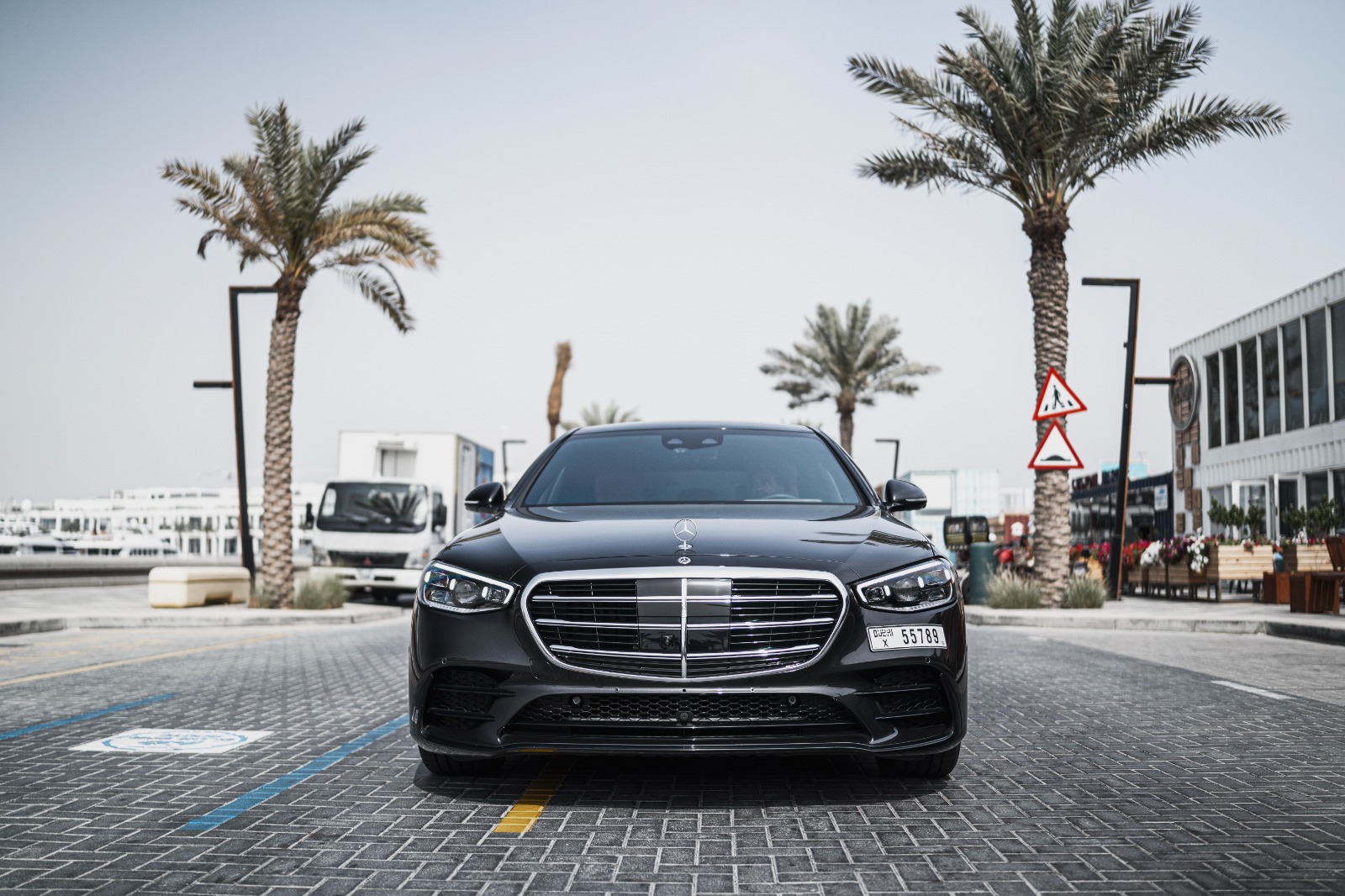 hire Mercedes S500 Black Best Rate in dubai