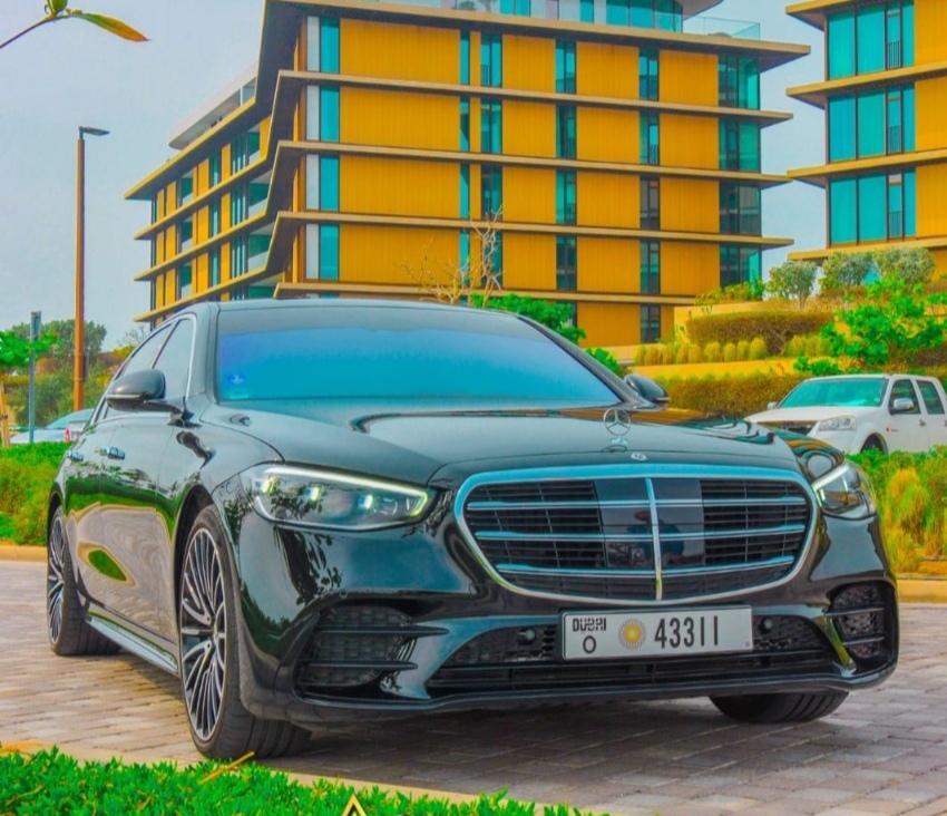 hire Mercedes Benz S500 Black Best Price in dubai