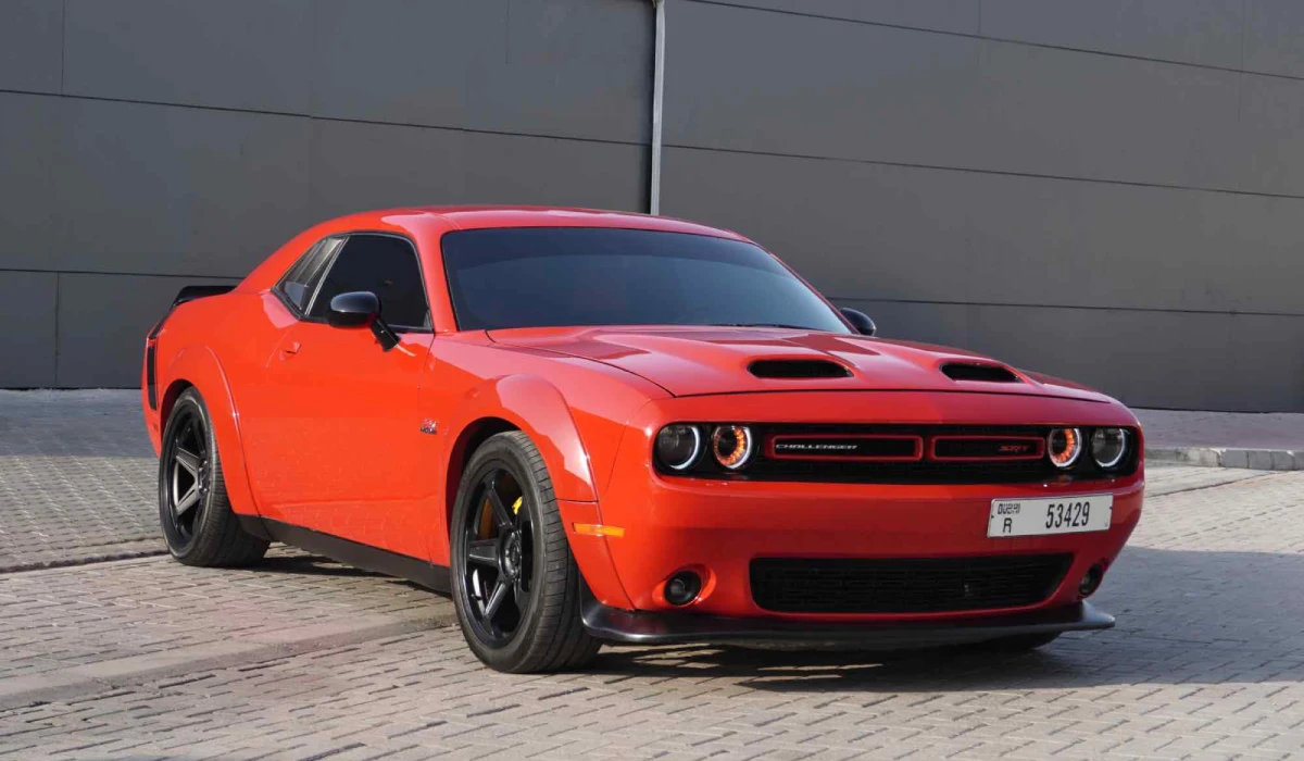 Dodge Challenger RT Demon RED 2021 rental dubai