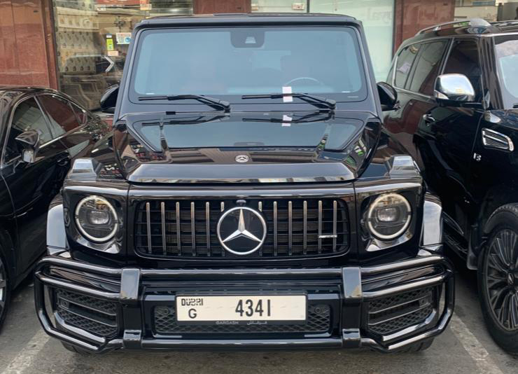 Mercedes Benz G63 2021 BLACK  rental dubai