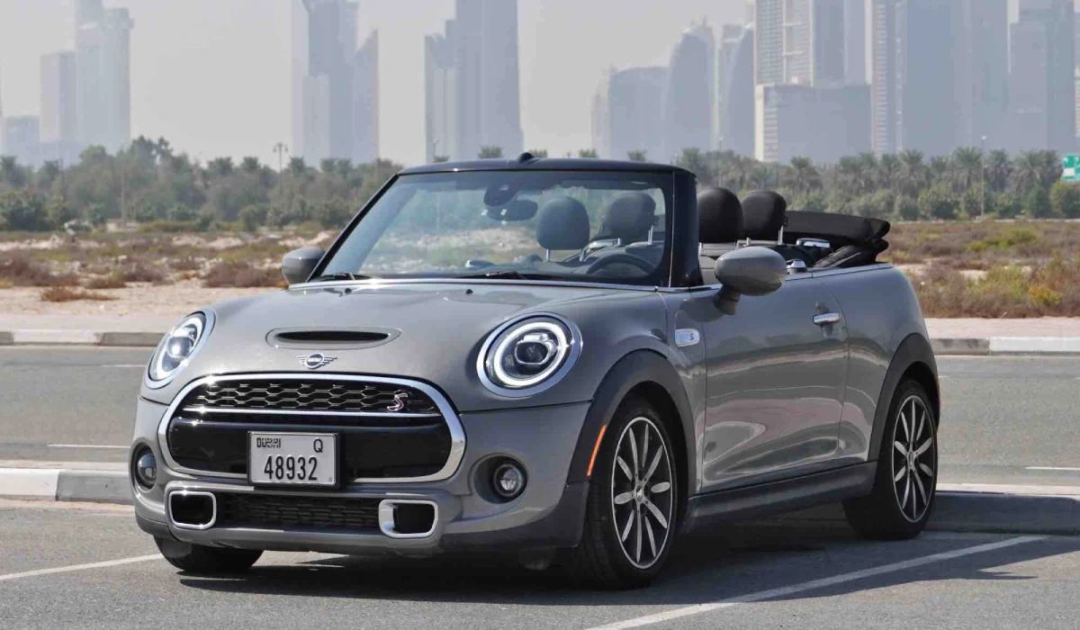 Mini Cooper S Convertible BEIGE 2021 rental dubai