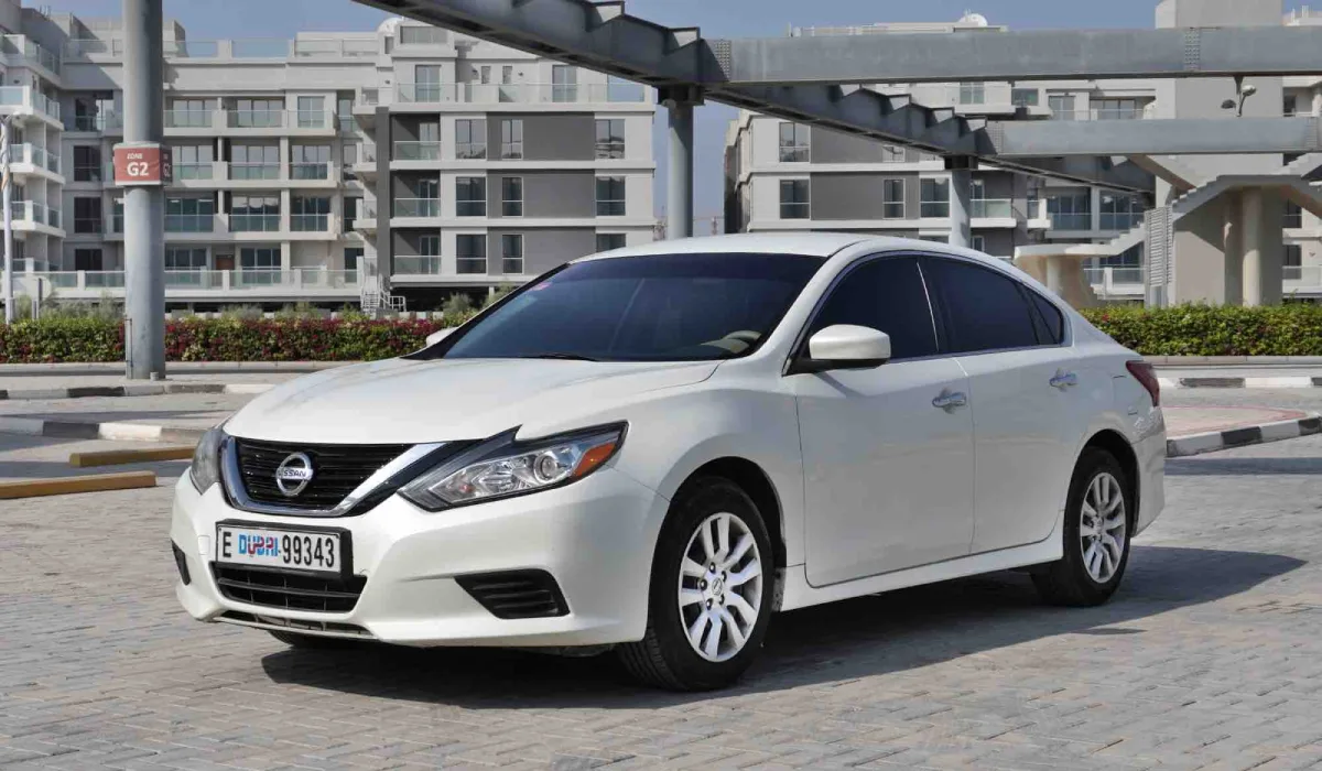 Nissan Altima WHITE 2021 rental dubai