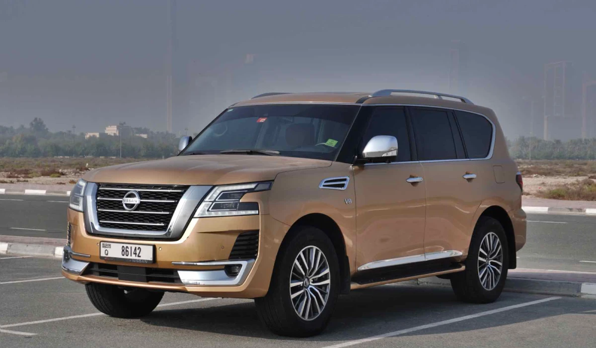 Nissan Patrol BEIGE 2021 rental dubai