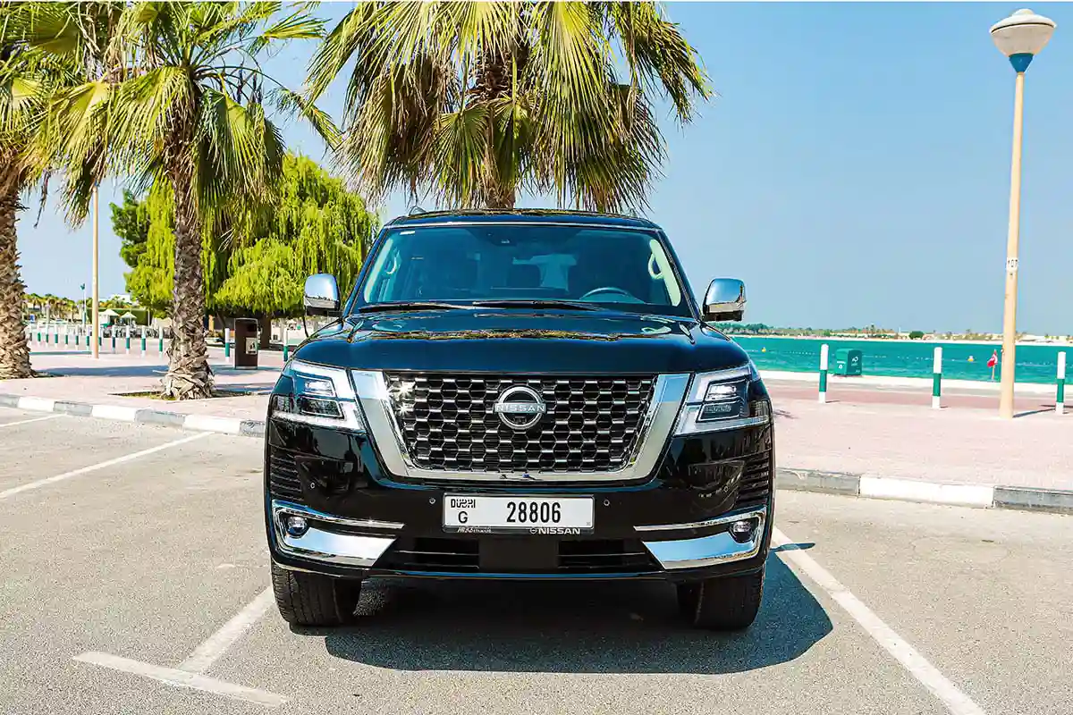 Nissan Patrol Platinum BLACK 2023 rental dubai