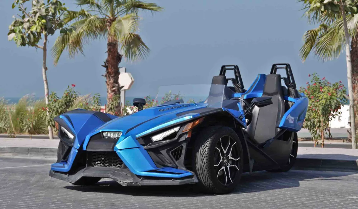 Polaris Slingshot BLUE 2021 rental dubai