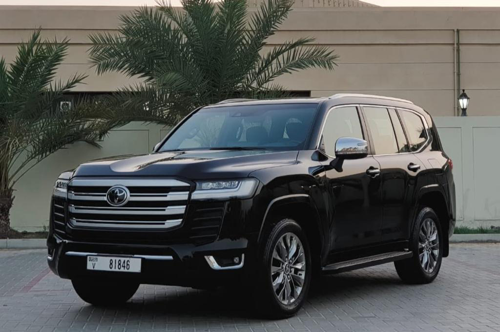 Toyota Land cruiser BLACK 2022 rental dubai